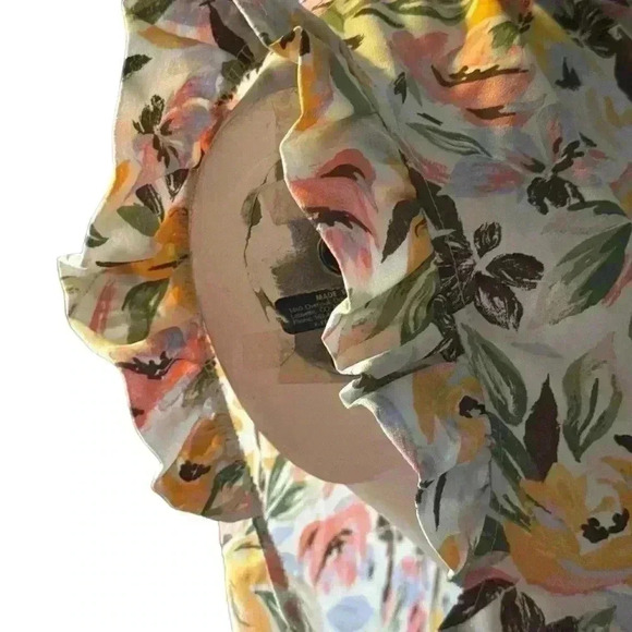 Unbranded Women's Ruffle Sleeve Floral Tank Top. - Picture 7 of 9